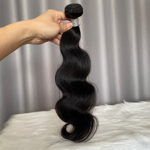 10A Body Wave Bundles Natural Color Virgin Human Hair Weft Free Shipping