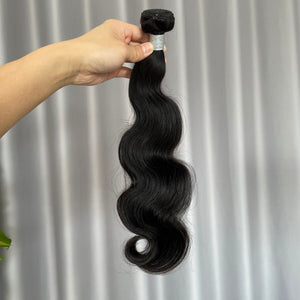 10A Body Wave Bundles Natural Color Virgin Human Hair Weft Free Shipping