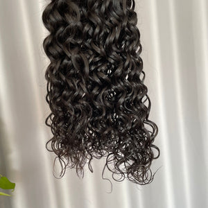 10A Water Wave Hair Bundle Natural Color Virgin Human Hair Weft Free Shipping