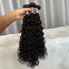10A Water Wave Hair Bundle Natural Color Virgin Human Hair Weft Free Shipping