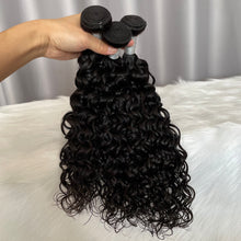 10A Water Wave Hair Bundle Natural Color Virgin Human Hair Weft Free Shipping