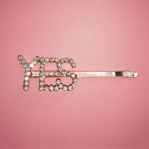 Hair Clips Glittering Letter Hair Pins Twinkle Rhinestone Barrette MOQ 100 Pieces FREE SHIPPING