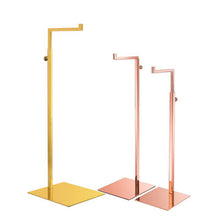 Hair Bundle Display Stand Stainless Steel Adjustable Hair Bundle Holder