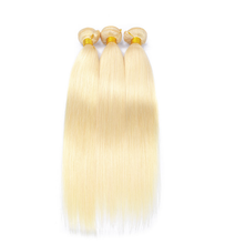 Blonde 613 Peruvian Straight Virgin Hair Bundles 3 or 4 Pieces/Pack 100% Human Hair Weaving