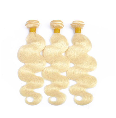 Blonde 613 Peruvian Body Wave Virgin Hair Bundles 3 or 4 Pieces/Pack 100% Human Hair Weaving