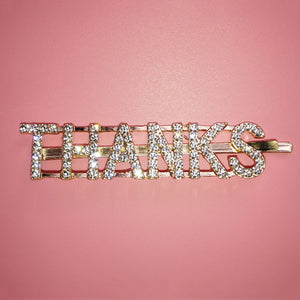 Hair Clips Glittering Letter Hair Pins Twinkle Rhinestone Barrette MOQ 100 Pieces FREE SHIPPING