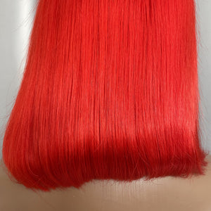 Red Bob Lace Front Wig Human Hair 13x4 Frontal Bob Wig