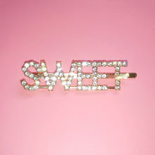 Hair Clips Glittering Letter Hair Pins Twinkle Rhinestone Barrette MOQ 100 Pieces FREE SHIPPING