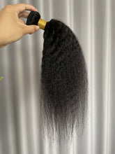 8A Kinky Straight Hair Bundles Natural Color Remy Human Hair Weft Free Shipping
