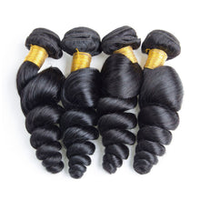 8A Loose Wave Bundles Natural Color Remy Human Hair Weft Free Shipping