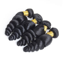 8A Loose Wave Bundles Natural Color Remy Human Hair Weft Free Shipping