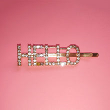 Hair Clips Glittering Letter Hair Pins Twinkle Rhinestone Barrette MOQ 100 Pieces FREE SHIPPING