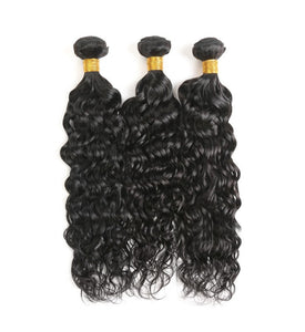 Peruvian Natural Wave Virgin Hair Bundles 3 or 4 Pieces/Pack 100% Human Hair Weaving