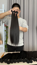 12A Double Drawn Straight Hair Bundles Natural Color Human Hair Weft Free Shipping