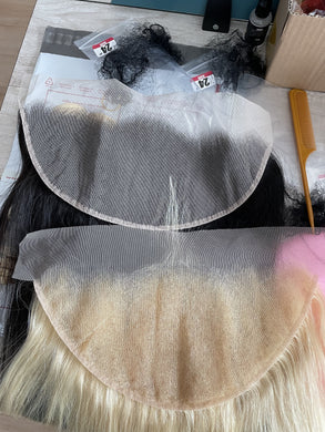 13x6 Lace Frontal Transparent Lace Straight Virgin Human Hair Natural Color Free Shipping