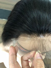 360 Lace Wig Straight Natural Color Virgin Human Hair Free Shipping