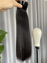 12A Double Drawn Straight Hair Bundles Natural Color Human Hair Weft Free Shipping