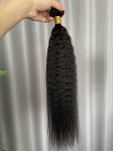 9A Kinky Straight Hair Bundles Natural Color Virgin Human Hair Weft Free Shipping