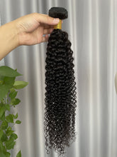 8A Kinky Curly Hair Bundles Natural Color Remy Human Hair Weft Free Shipping