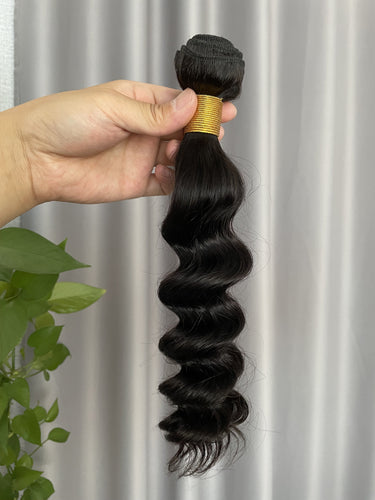 8A Loose Deep Wave Hair Bundles Natural Color Remy Human Hair Weft Free Shipping