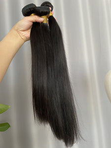 9A Straight Hair Bundles Natural Color Virgin Hair Free Shipping