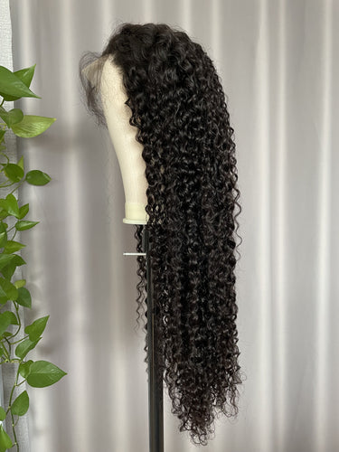 HD 13x6 Lace Wig Jerry Curl Virgin Hair Transparent Thin Lace Frontal Wig Free Shipping