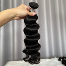 10A Loose Deep Wave Hair Bundles Natural Color Virgin Human Hair Weft Free Shipping