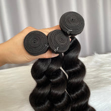 10A Loose Deep Wave Hair Bundles Natural Color Virgin Human Hair Weft Free Shipping