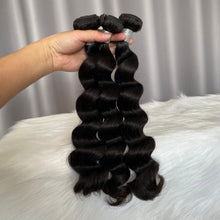 10A Loose Deep Wave Hair Bundles Natural Color Virgin Human Hair Weft Free Shipping