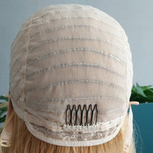 Blonde 613 Straight Human Hair Bob Wig With Bangs Brazilian Remy Virgin Hair Full Machine Wig