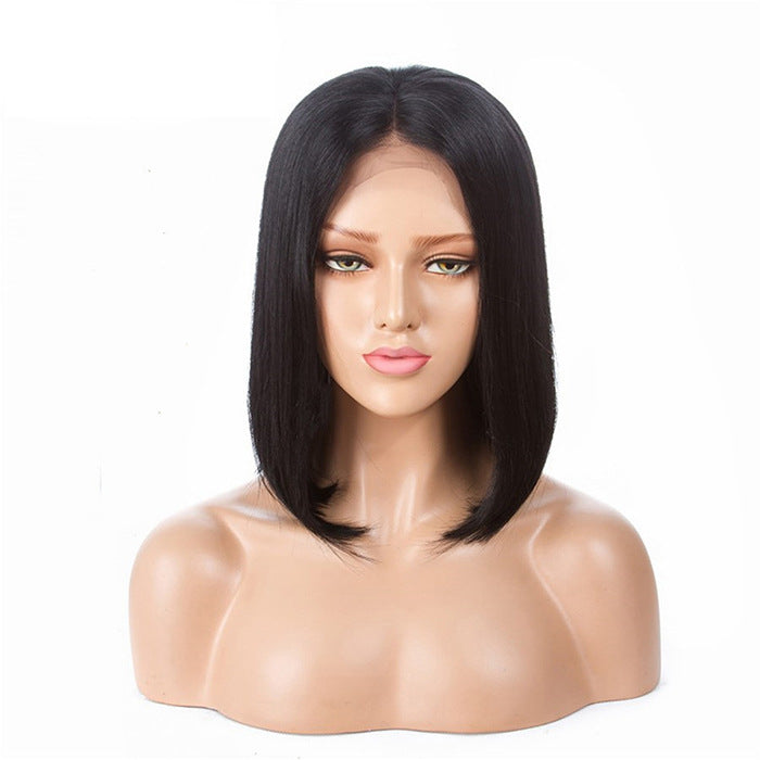 Lace Front Bob Wig 13x4 Lace Virgin Hair Bob Wig Straight 100% Human Hair Free Shipping