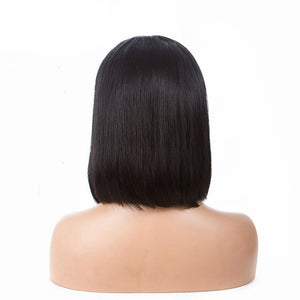 Lace Front Bob Wig 13x4 Lace Virgin Hair Bob Wig Straight 100% Human Hair Free Shipping