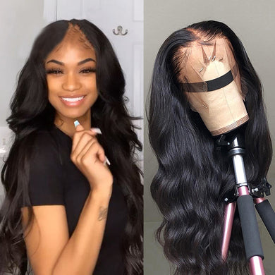 13x4 Lace Frontal Wig Body Wave 100% Virgin Human Hair Lace Front Unit 10A Grade