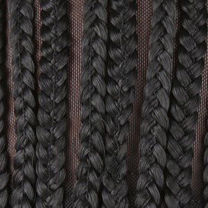 Cornrow Wig Cap With Clip 1 Pack Braided Crochet Wig Cap With Adjustable Straps and Combs