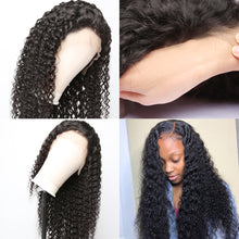 13x4 Lace Frontal Wig Deep Wave 100% Human Hair Lace Front Unit 10A Grade