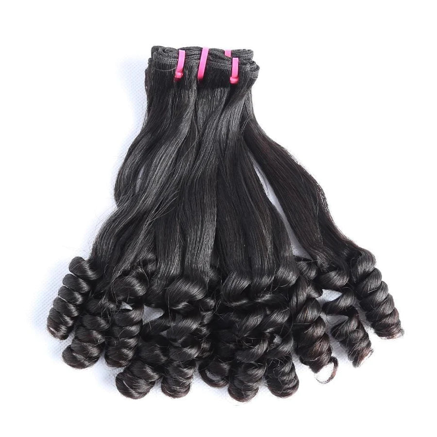 Double Drawn Flower Curl 100g Original Human Hair