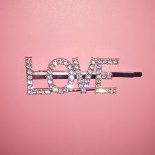 Hair Clips Glittering Letter Hair Pins Twinkle Rhinestone Barrette MOQ 100 Pieces FREE SHIPPING