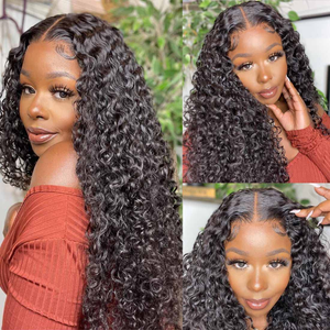 Glueless V Part Wig Beginner Friendly Natural Scalp Curly Human Hair Upgrade U part Wig Without Leave out