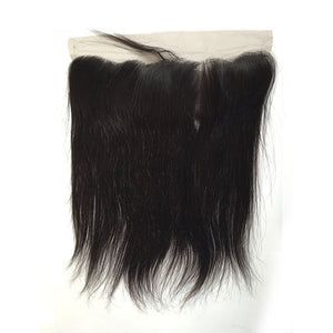 13x4 Straight Lace Frontal Natural Color Human Hair Ear To Ear Frontal Free Shipping