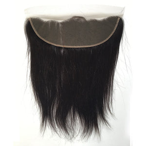 13x4 Straight Lace Frontal Natural Color Human Hair Ear To Ear Frontal Free Shipping