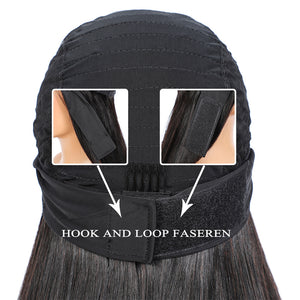 Straight Headband Wig 100% Human Hair Scarf Wig 200% Density Grade 10A