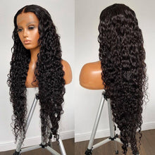 13x4 Lace Frontal Wig Water Wave 100% Human Hair Lace Front Unit 10A Grade