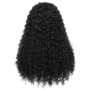 Jerry Curly Headband Wig 100% Virgin Human Hair 200% Density 10A Grade