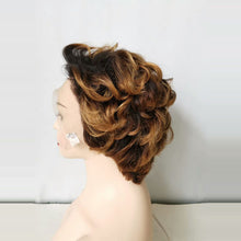 Short Wig Front Lace Wig 100% Human Hair