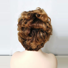 Short Wig Front Lace Wig 100% Human Hair
