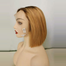Bob Wig 1b/27 Front Lace Wig 100% Human Hair