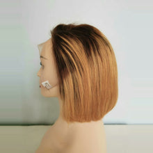 Bob Wig 1b/27 Front Lace Wig 100% Human Hair